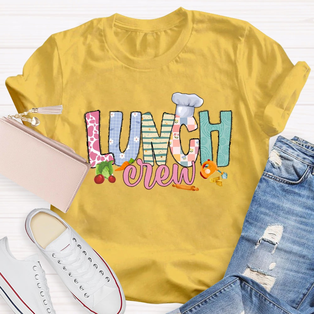 Lunch Crew Chef Hat T-shirt