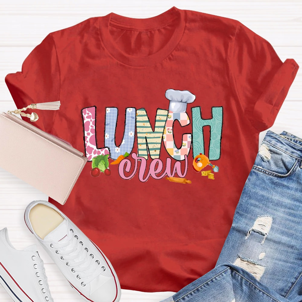 Lunch Crew Chef Hat T-shirt