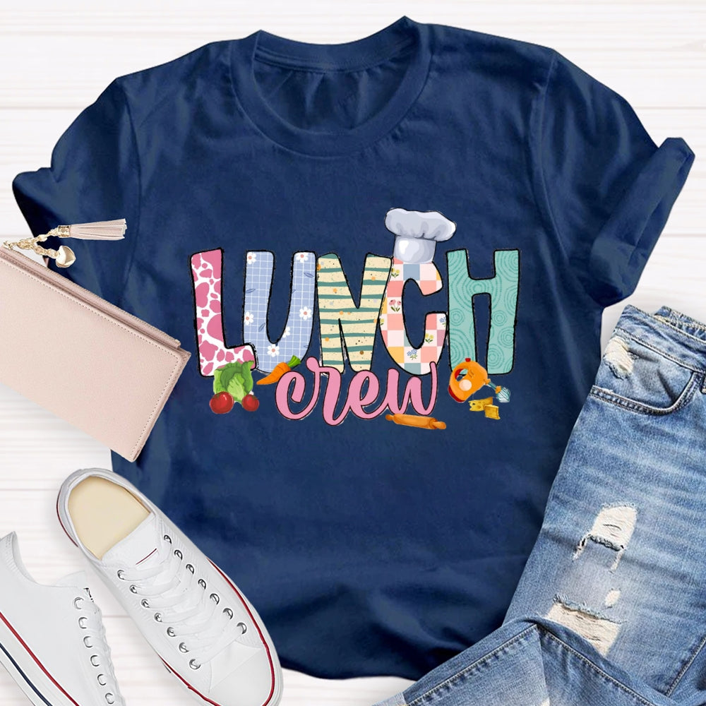 Lunch Crew Chef Hat T-shirt