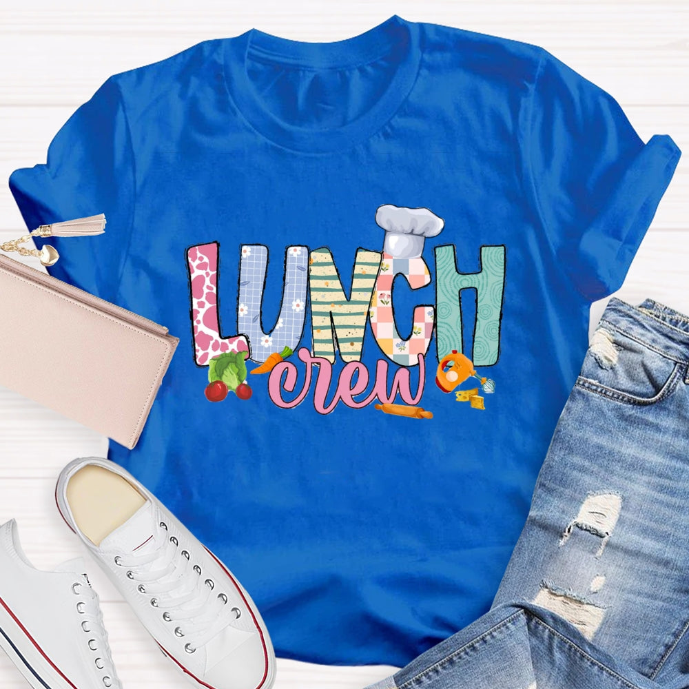 Lunch Crew Chef Hat T-shirt
