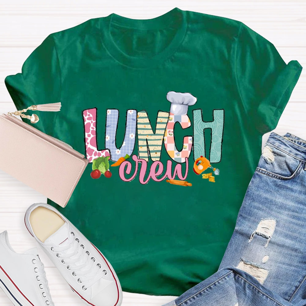 Lunch Crew Chef Hat T-shirt
