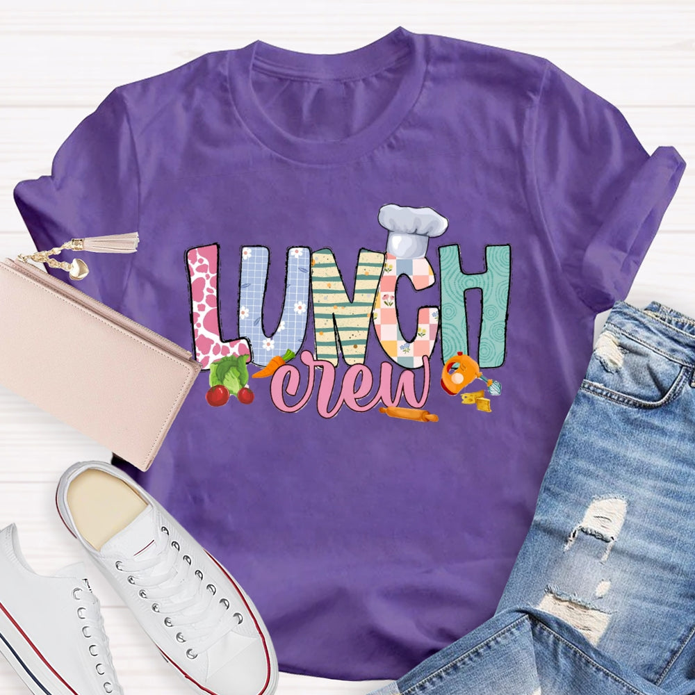 Lunch Crew Chef Hat T-shirt
