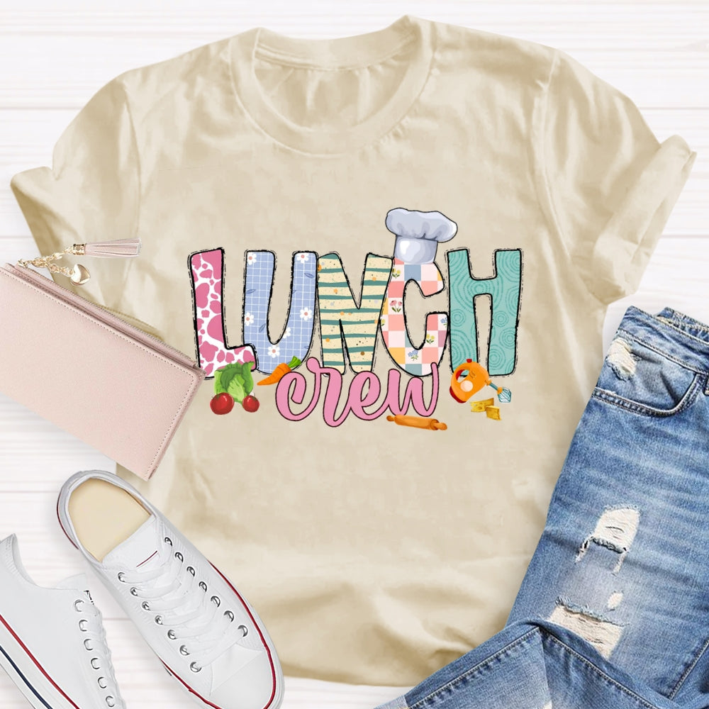 Lunch Crew Chef Hat T-shirt