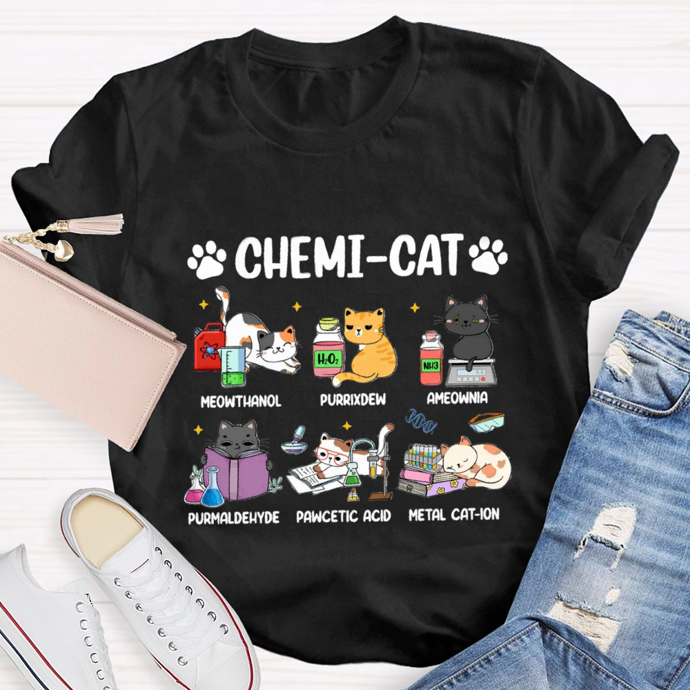 Chemi-Cat Science Teacher T-Shirt