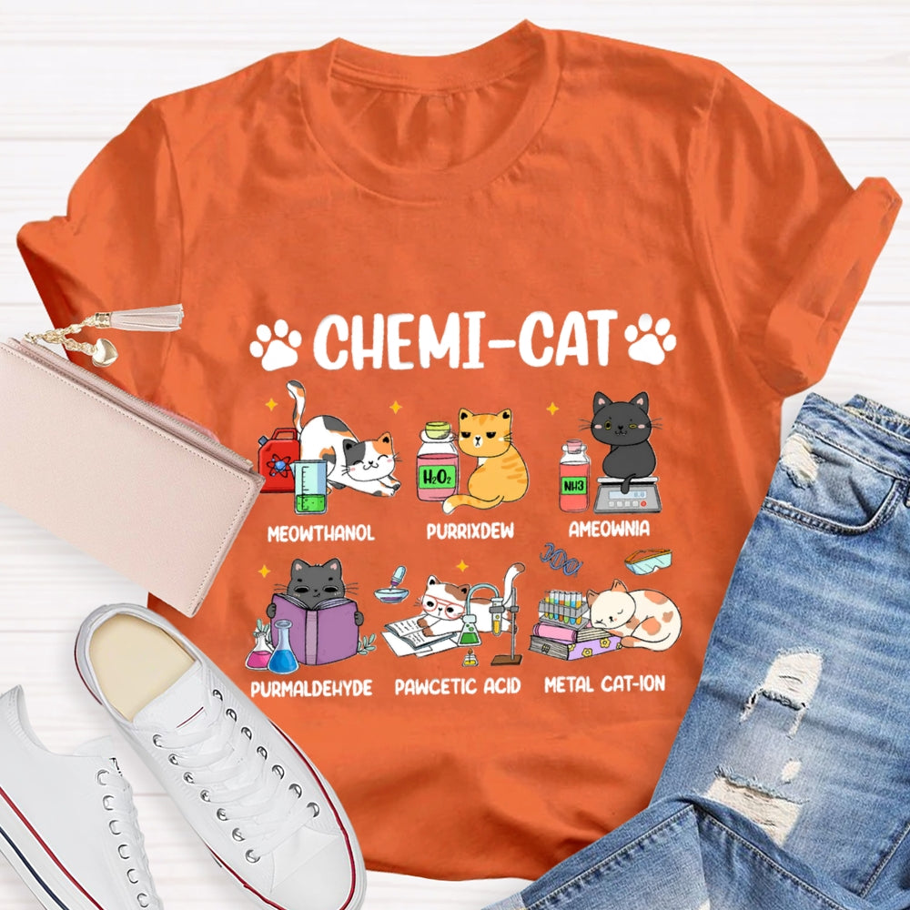 Chemi-Cat Science Teacher T-Shirt