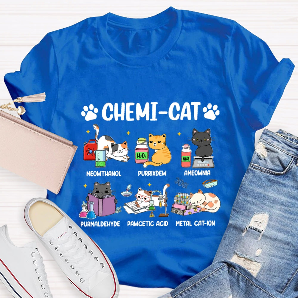 Chemi-Cat Science Teacher T-Shirt