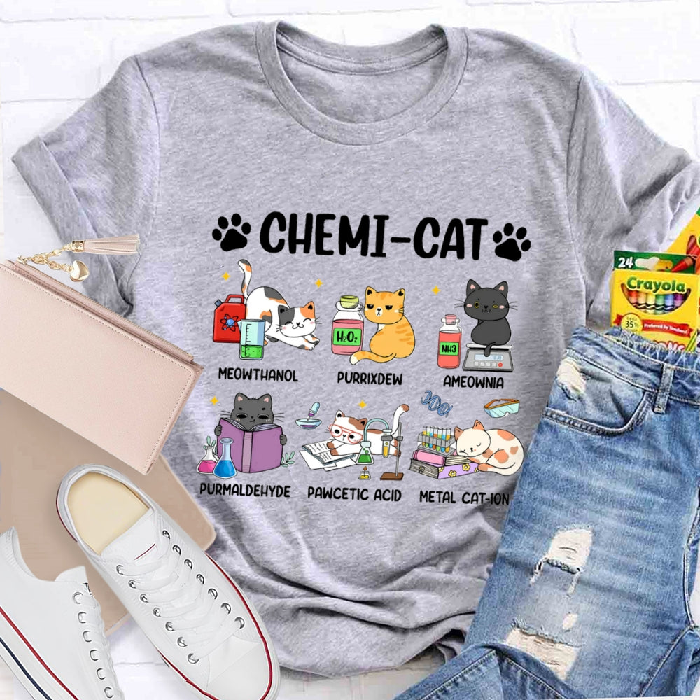 Chemi-Cat Science Teacher T-Shirt