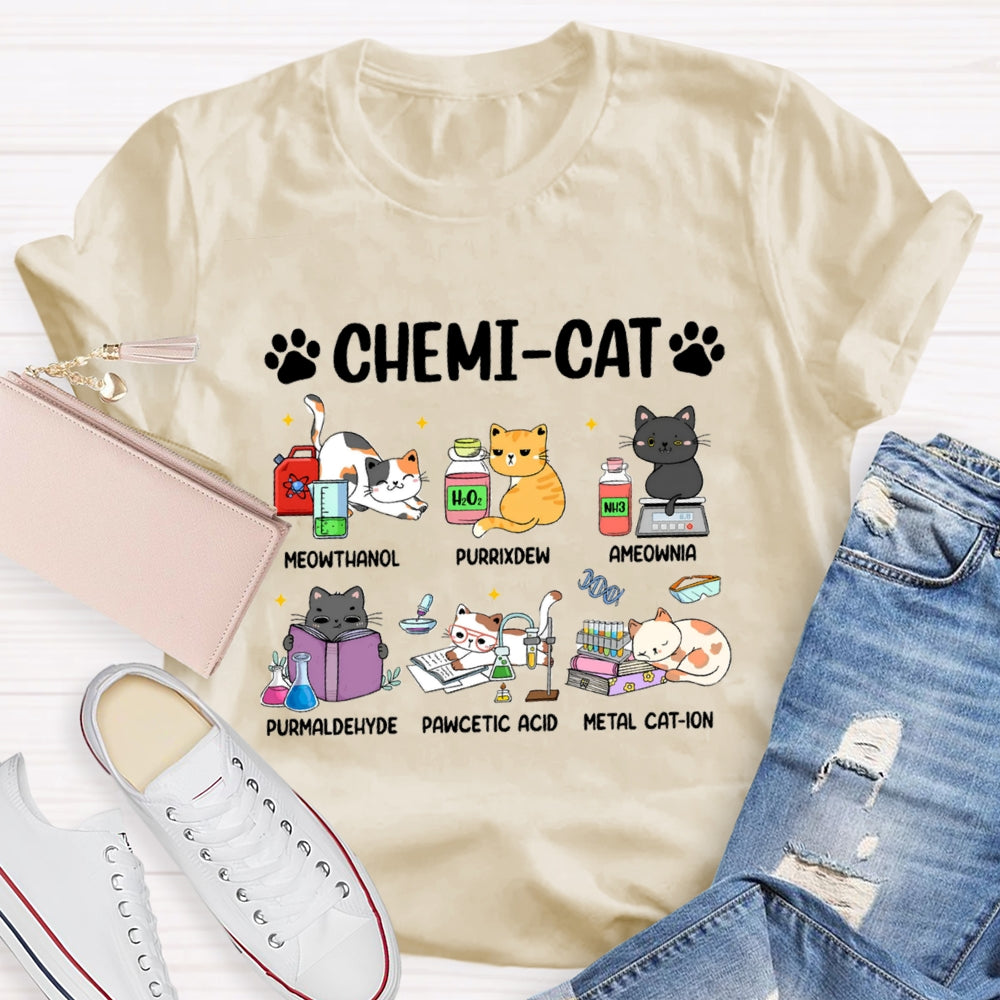 Chemi-Cat Science Teacher T-Shirt