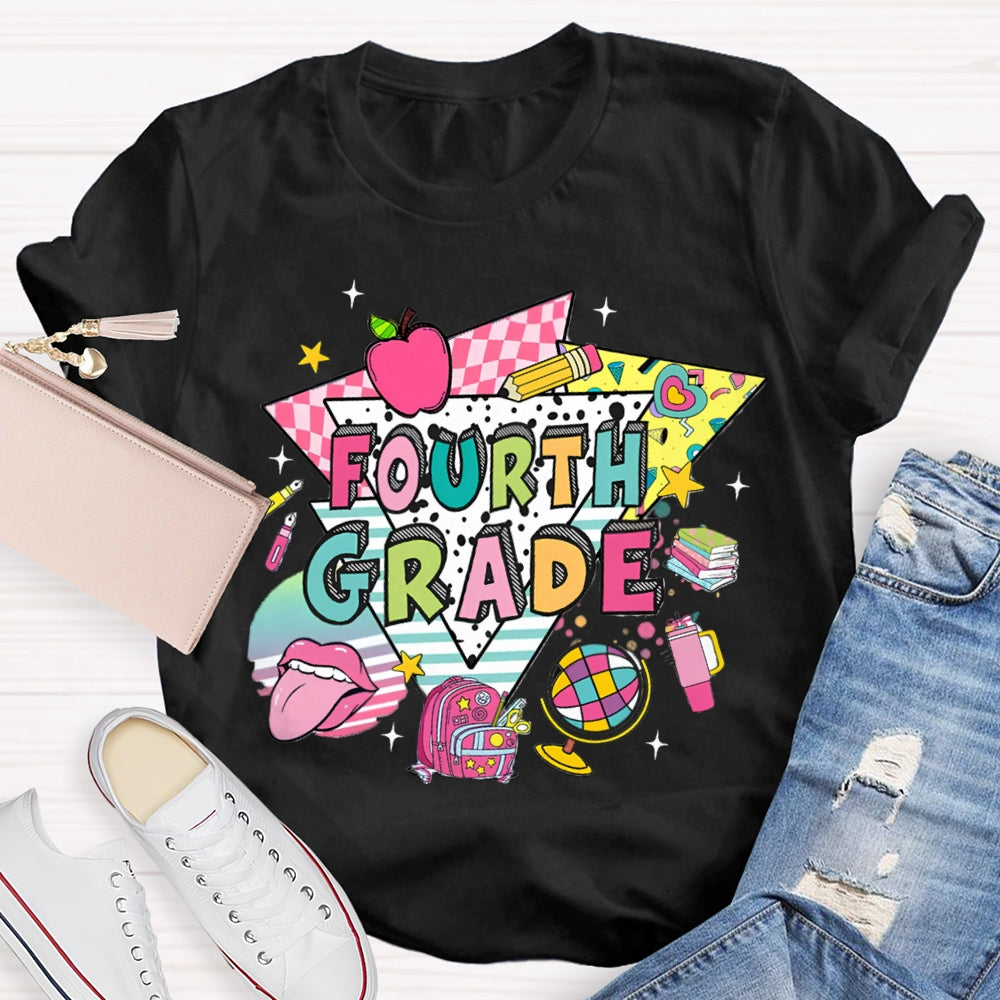 Personalized Grade Kindergarten First Day Of School T-Shirt