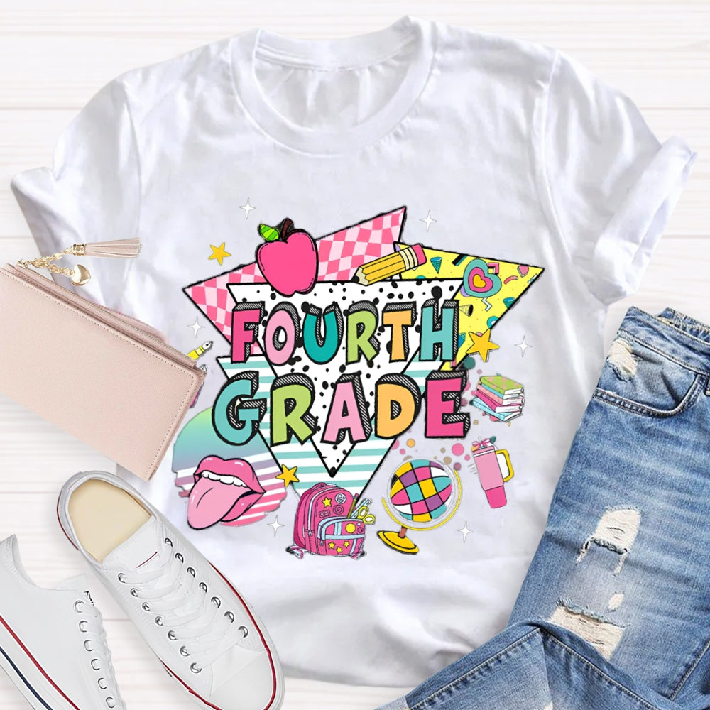 Personalized Grade Kindergarten First Day Of School T-Shirt