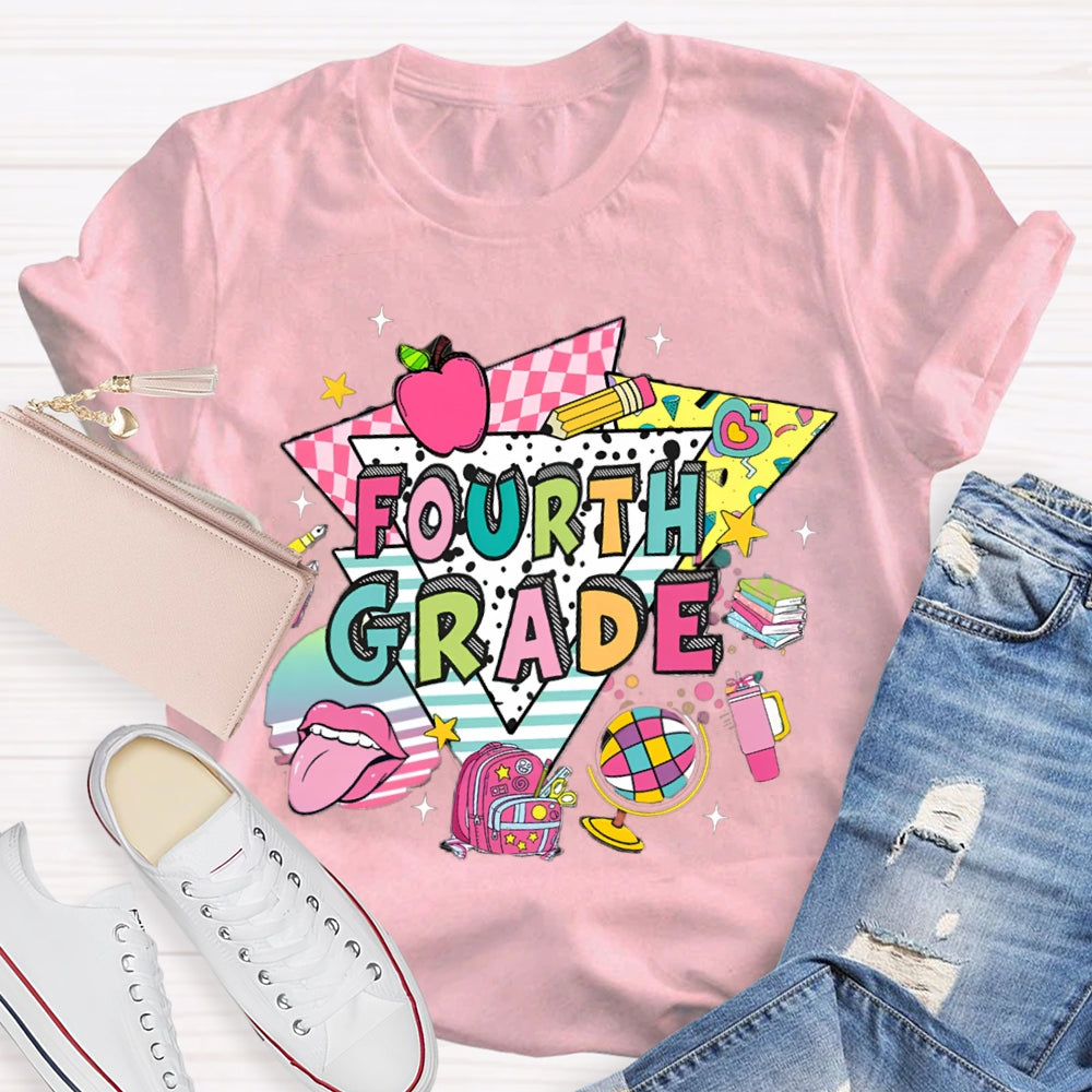 Personalized Grade Kindergarten First Day Of School T-Shirt