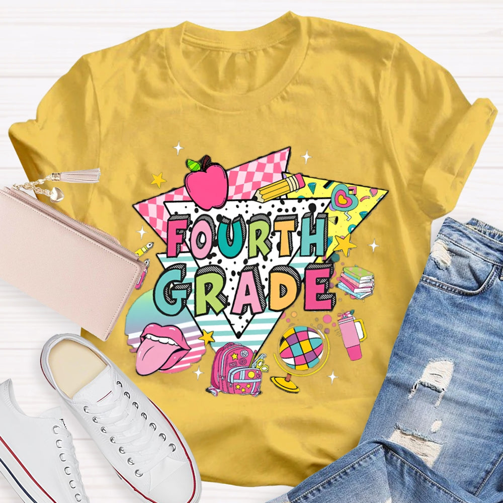 Personalized Grade Kindergarten First Day Of School T-Shirt