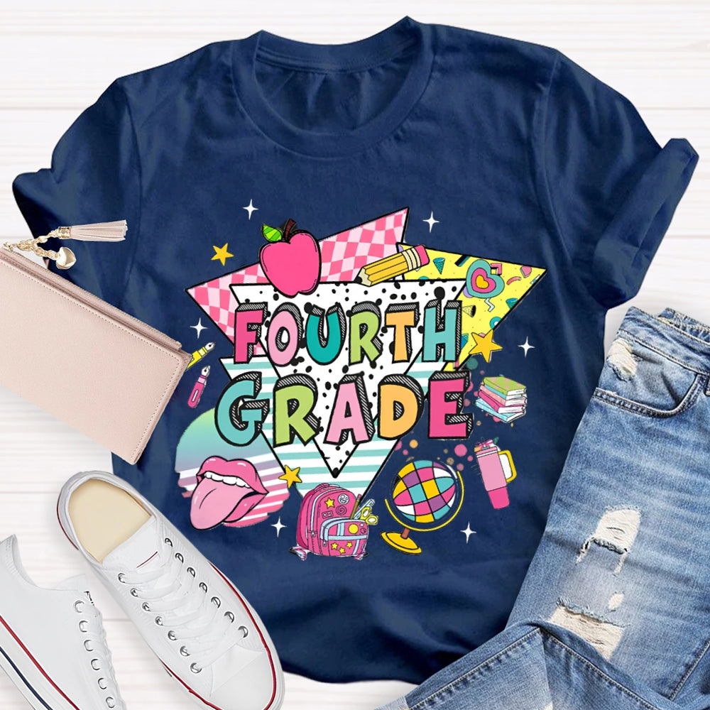 Personalized Grade Kindergarten First Day Of School T-Shirt