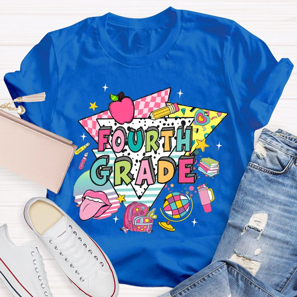 Personalized Grade Kindergarten First Day Of School T-Shirt