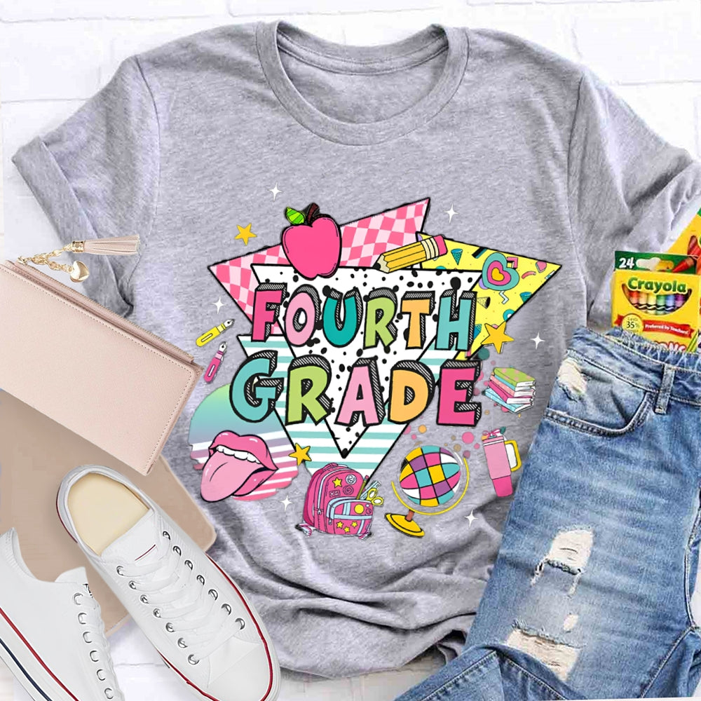 Personalized Grade Kindergarten First Day Of School T-Shirt