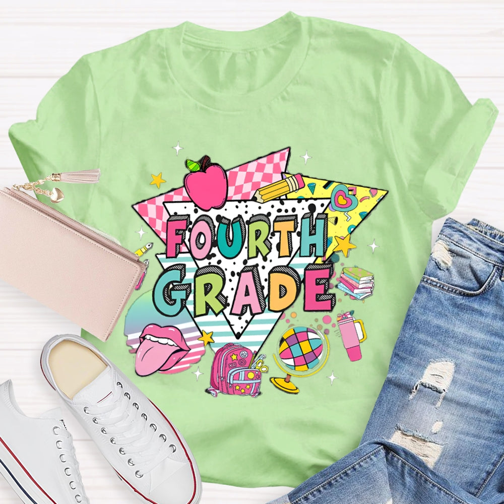 Personalized Grade Kindergarten First Day Of School T-Shirt