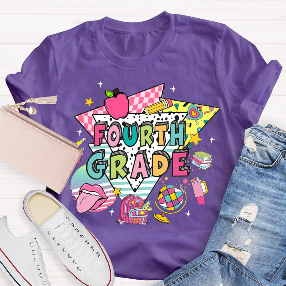 Personalized Grade Kindergarten First Day Of School T-Shirt