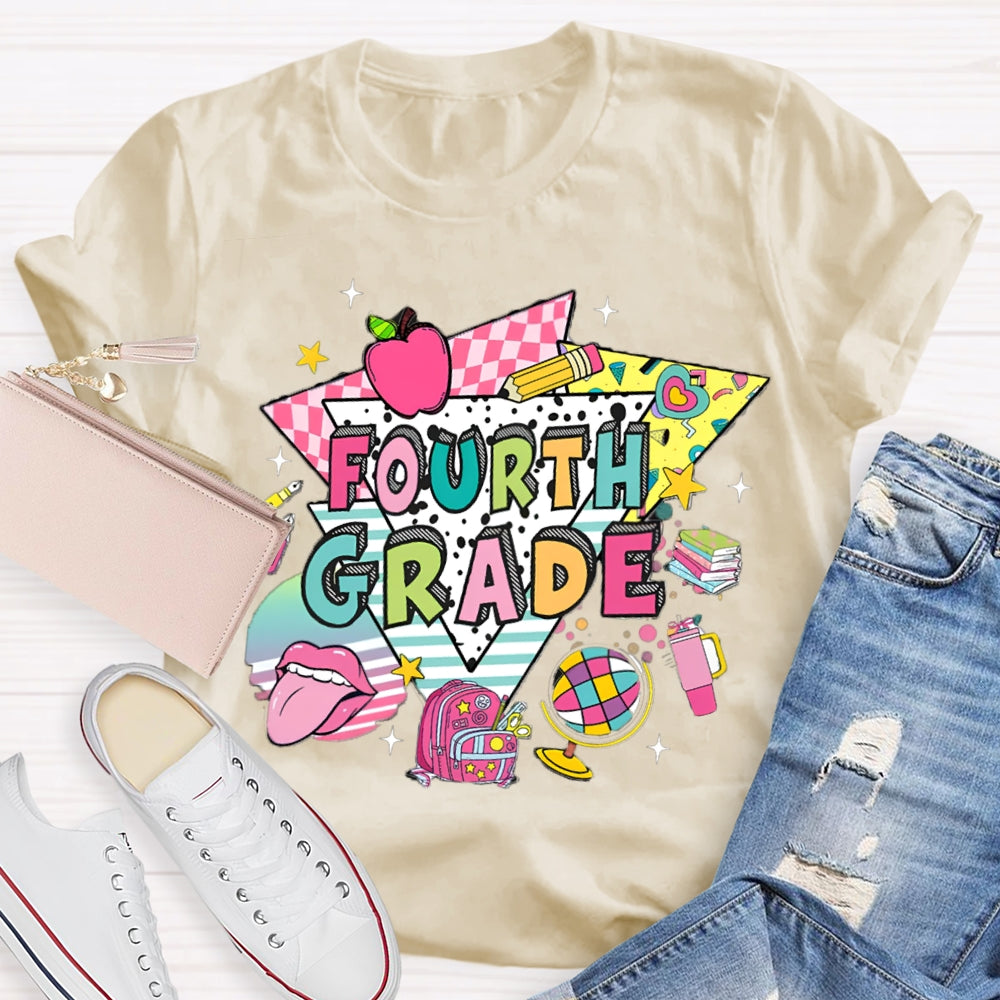 Personalized Grade Kindergarten First Day Of School T-Shirt