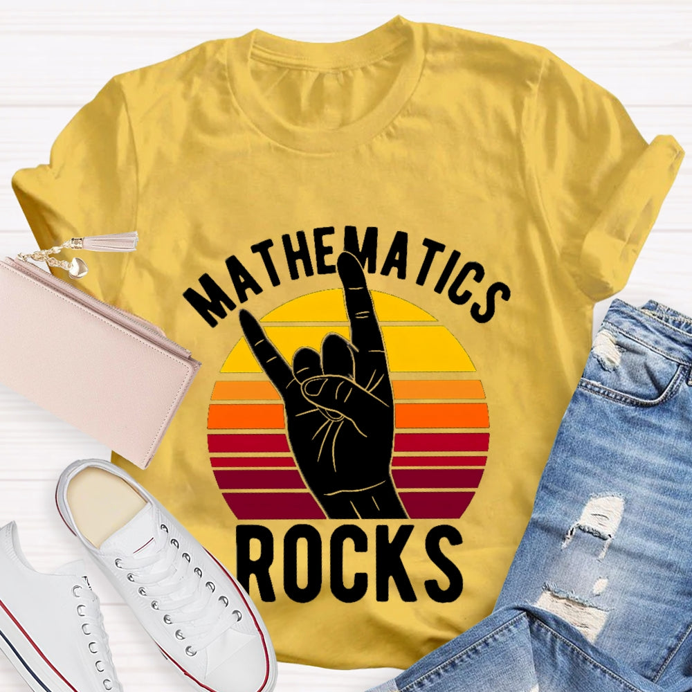 Mathematics Rocks T-shirt