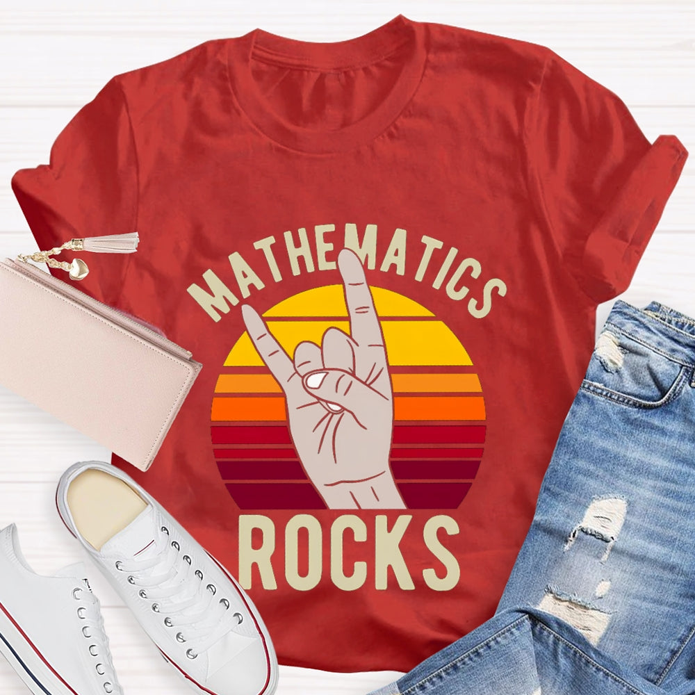 Mathematics Rocks T-shirt