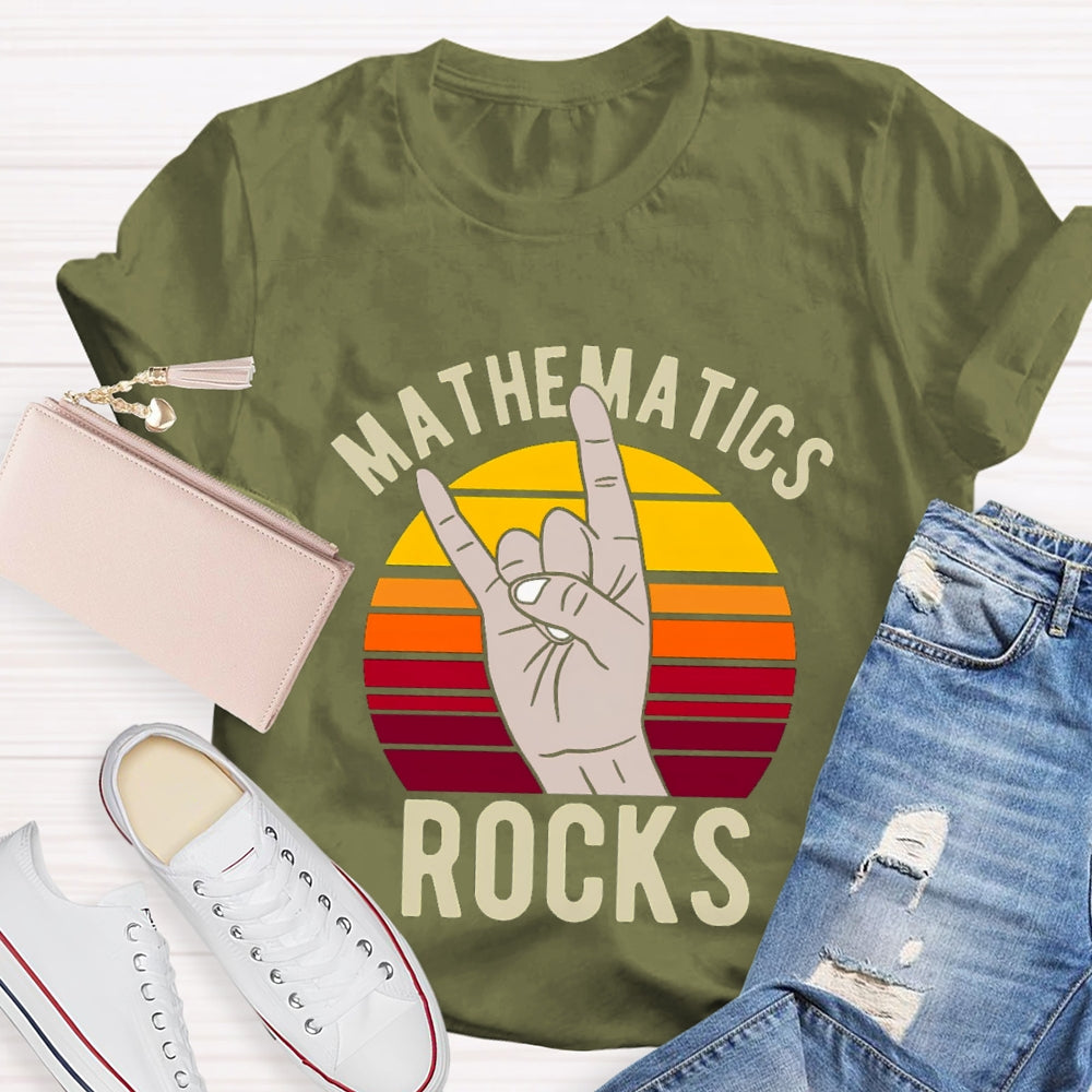 Mathematics Rocks T-shirt