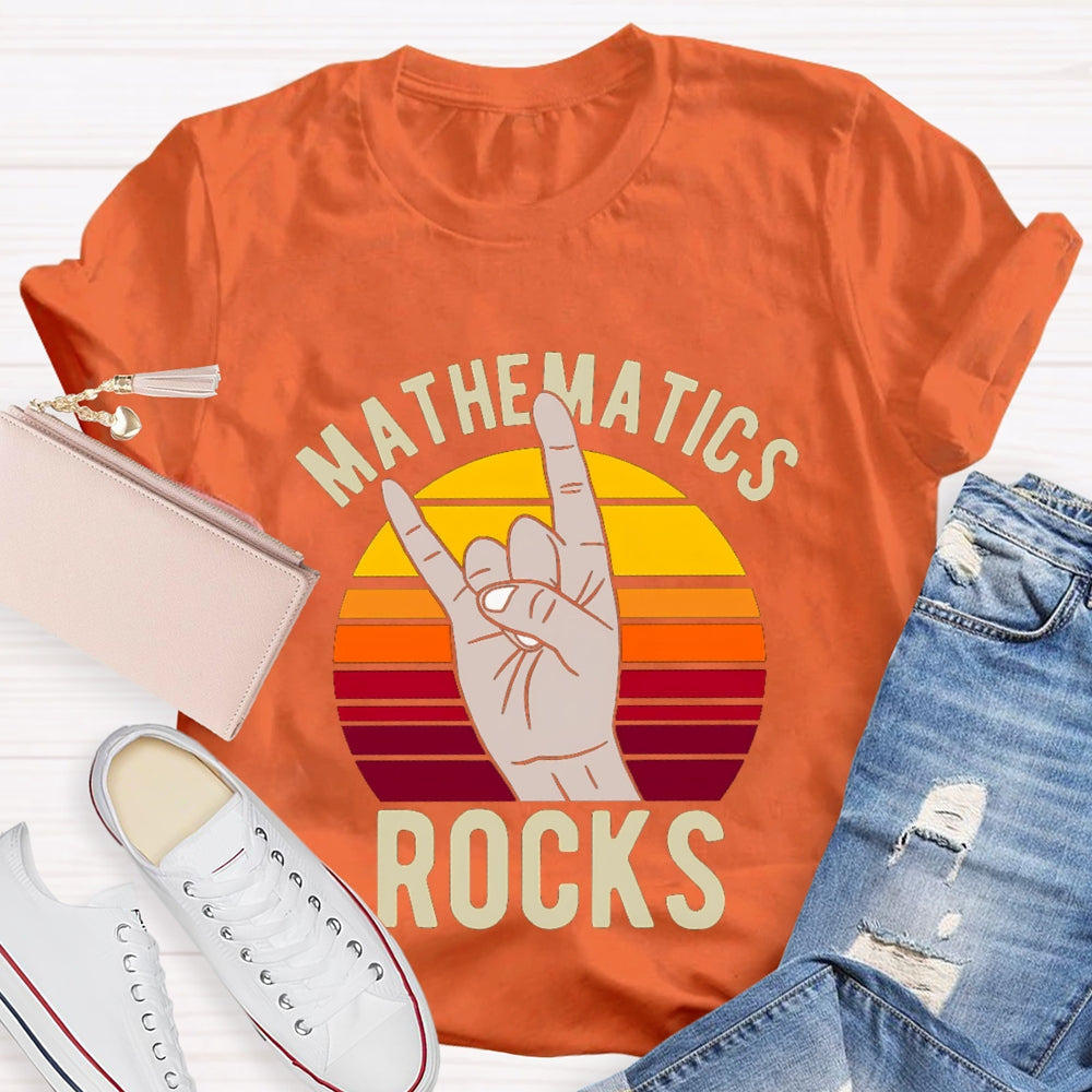 Mathematics Rocks T-shirt