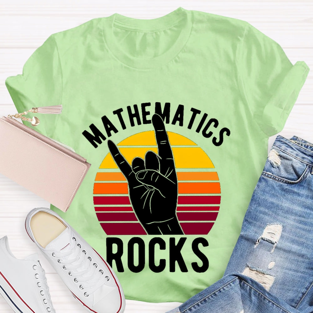 Mathematics Rocks T-shirt