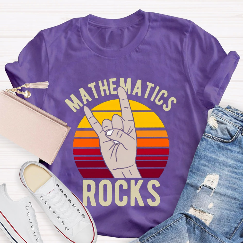 Mathematics Rocks T-shirt