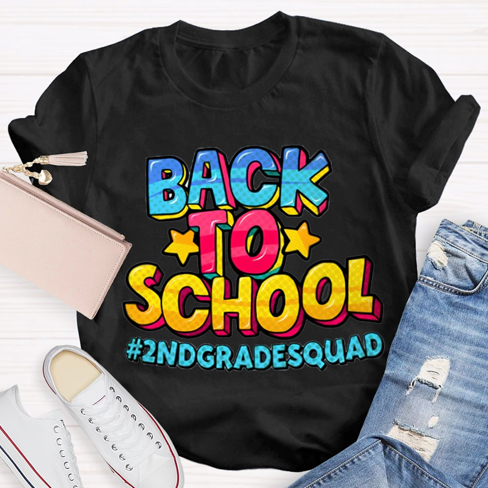 Personalized Back To School Teacher Shirt