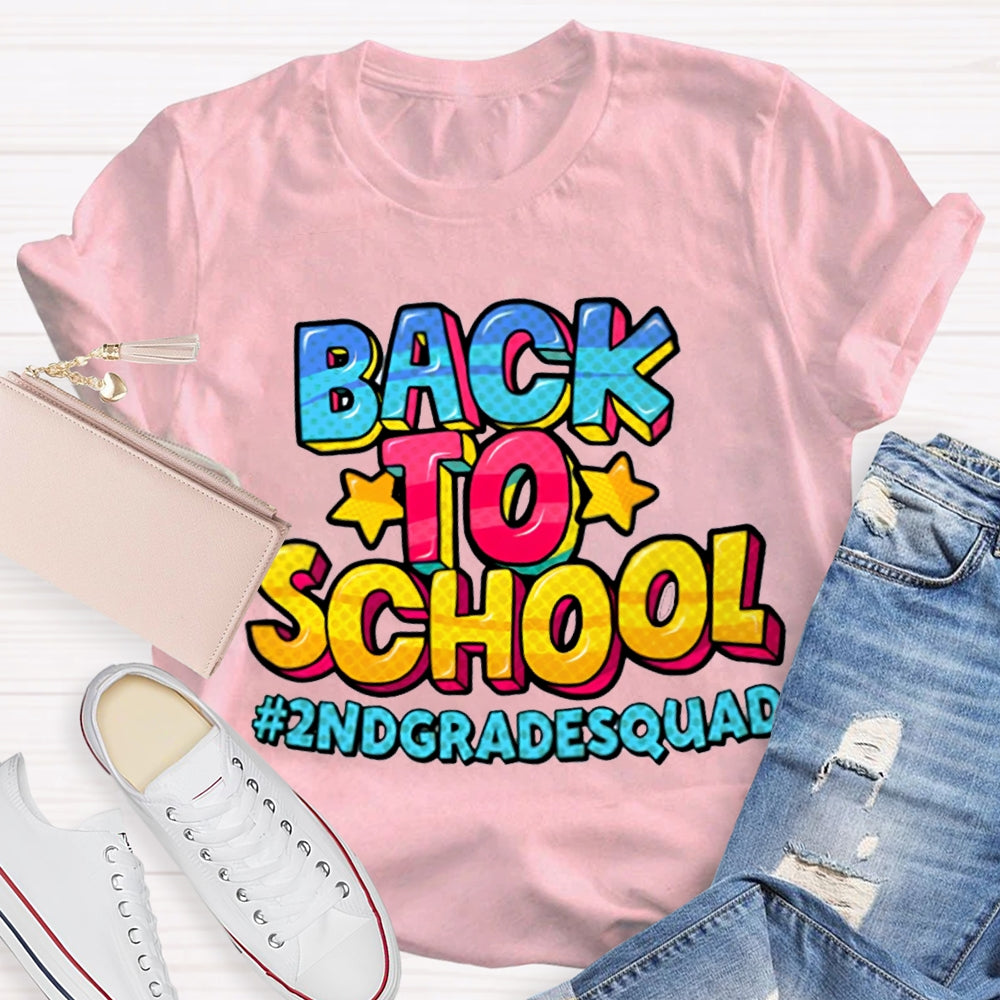 Personalized Back To School Teacher Shirt