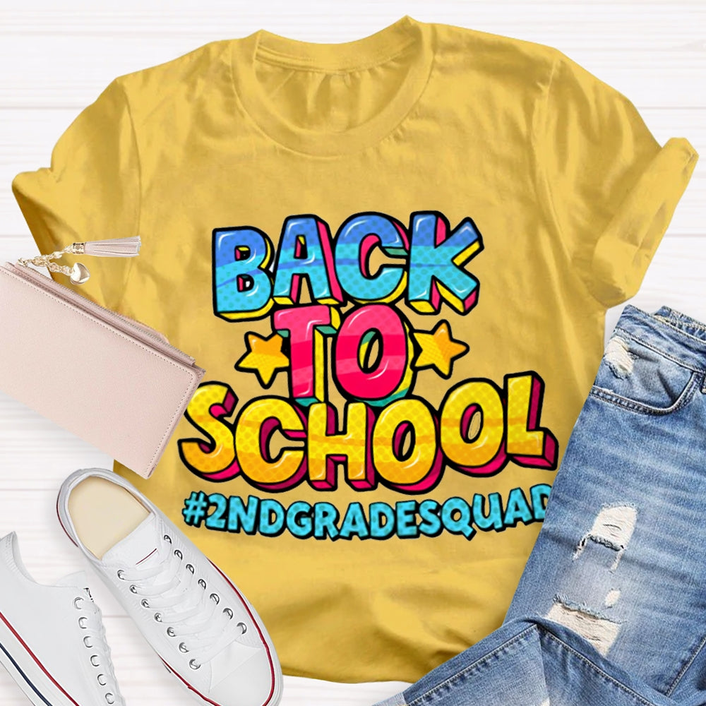 Personalized Back To School Teacher Shirt
