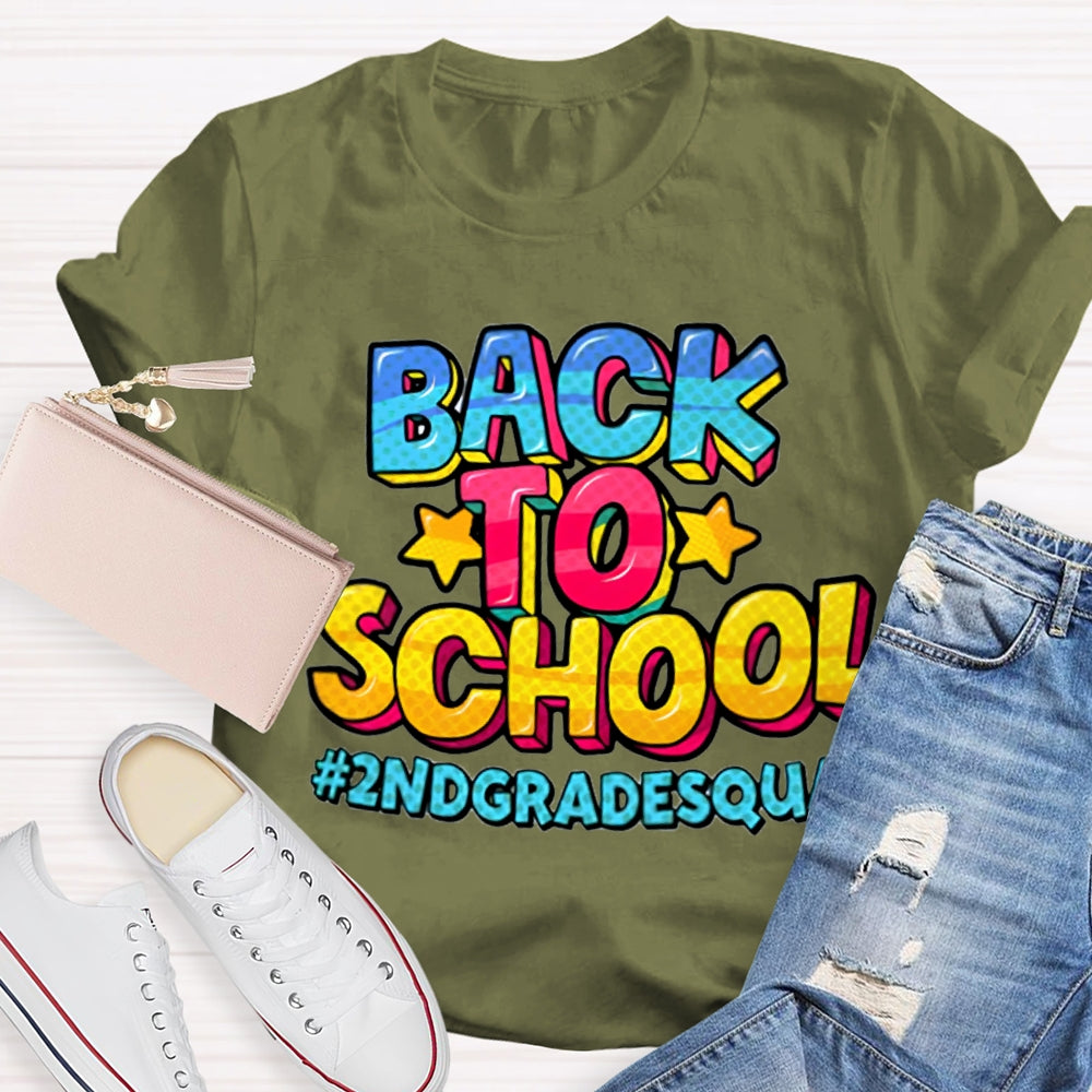 Personalized Back To School Teacher Shirt