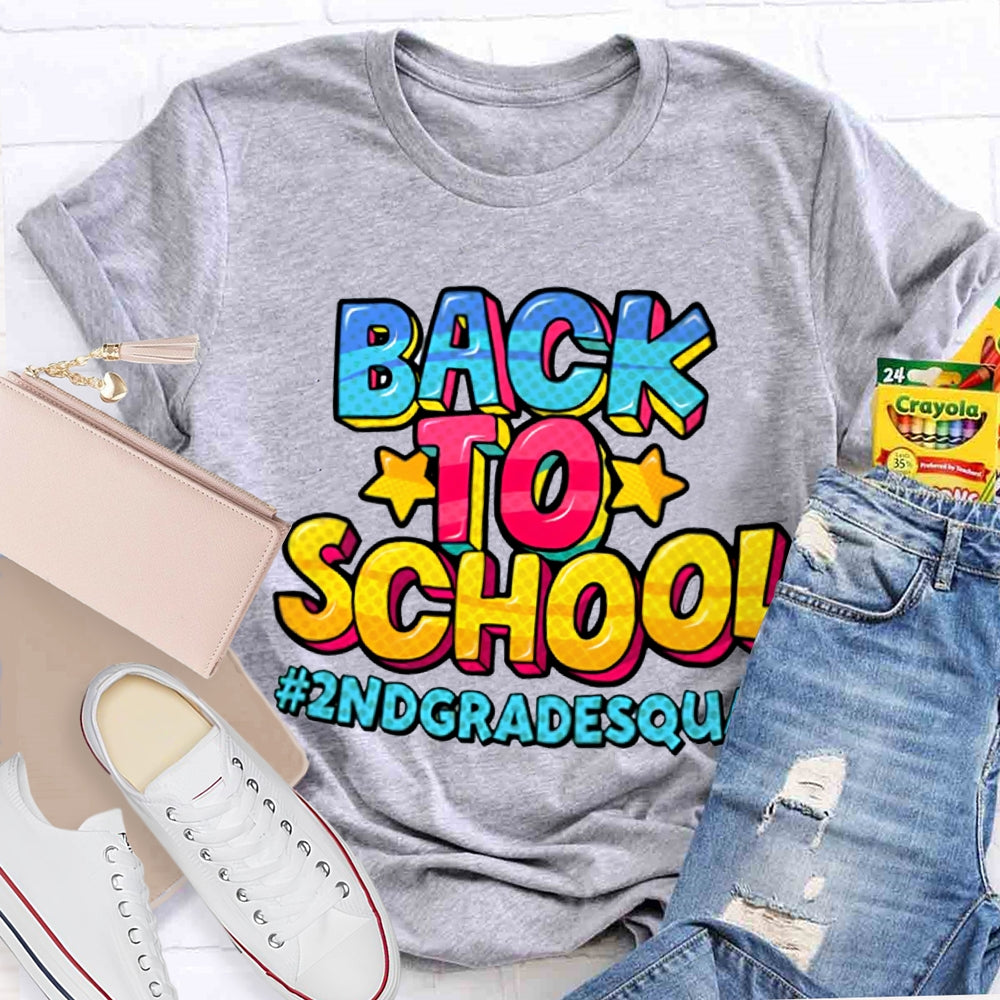 Personalized Back To School Teacher Shirt