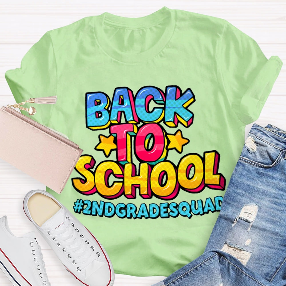Personalized Back To School Teacher Shirt