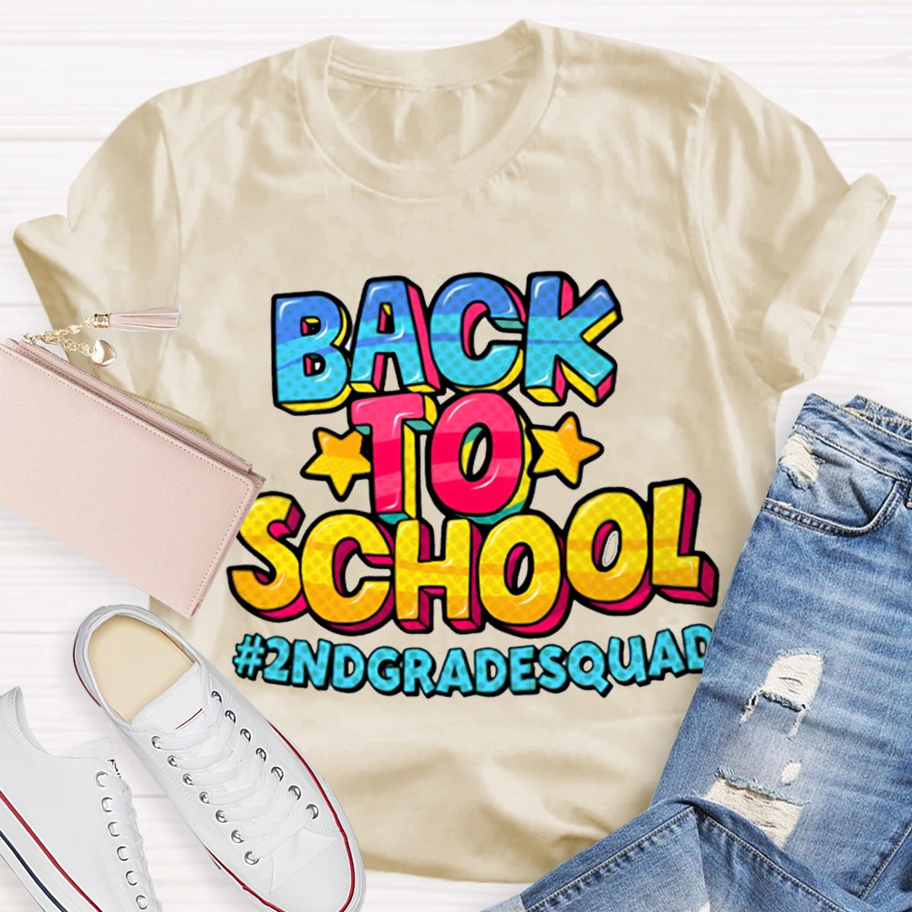 Personalized Back To School Teacher Shirt