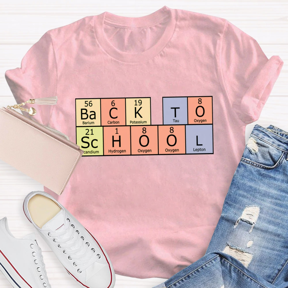 Back To School Periodic Table T-Shirt