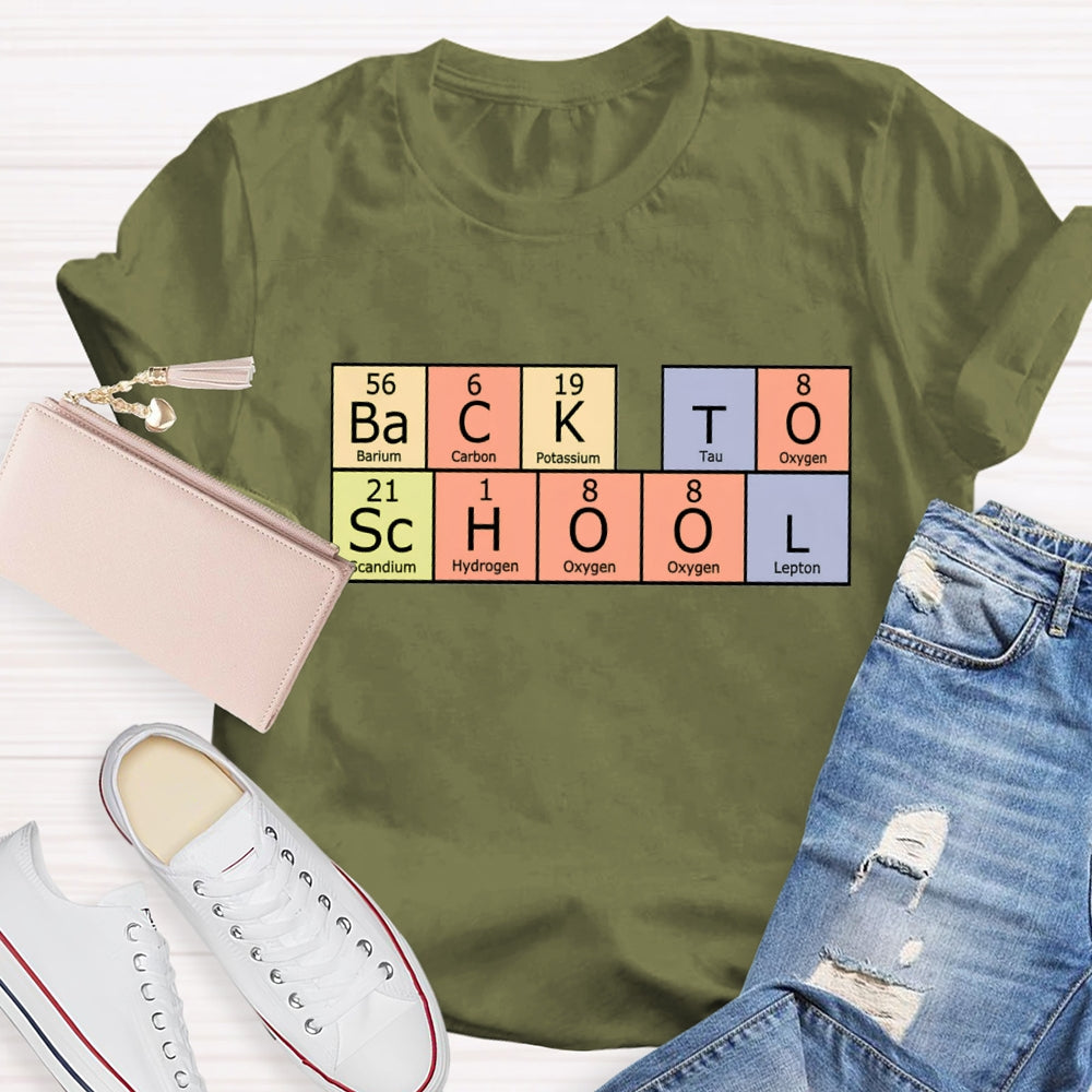 Back To School Periodic Table T-Shirt