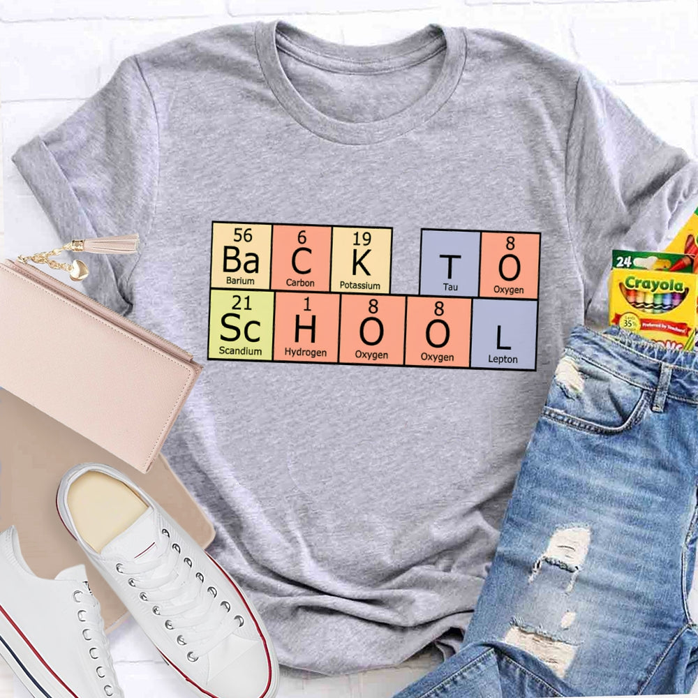 Back To School Periodic Table T-Shirt