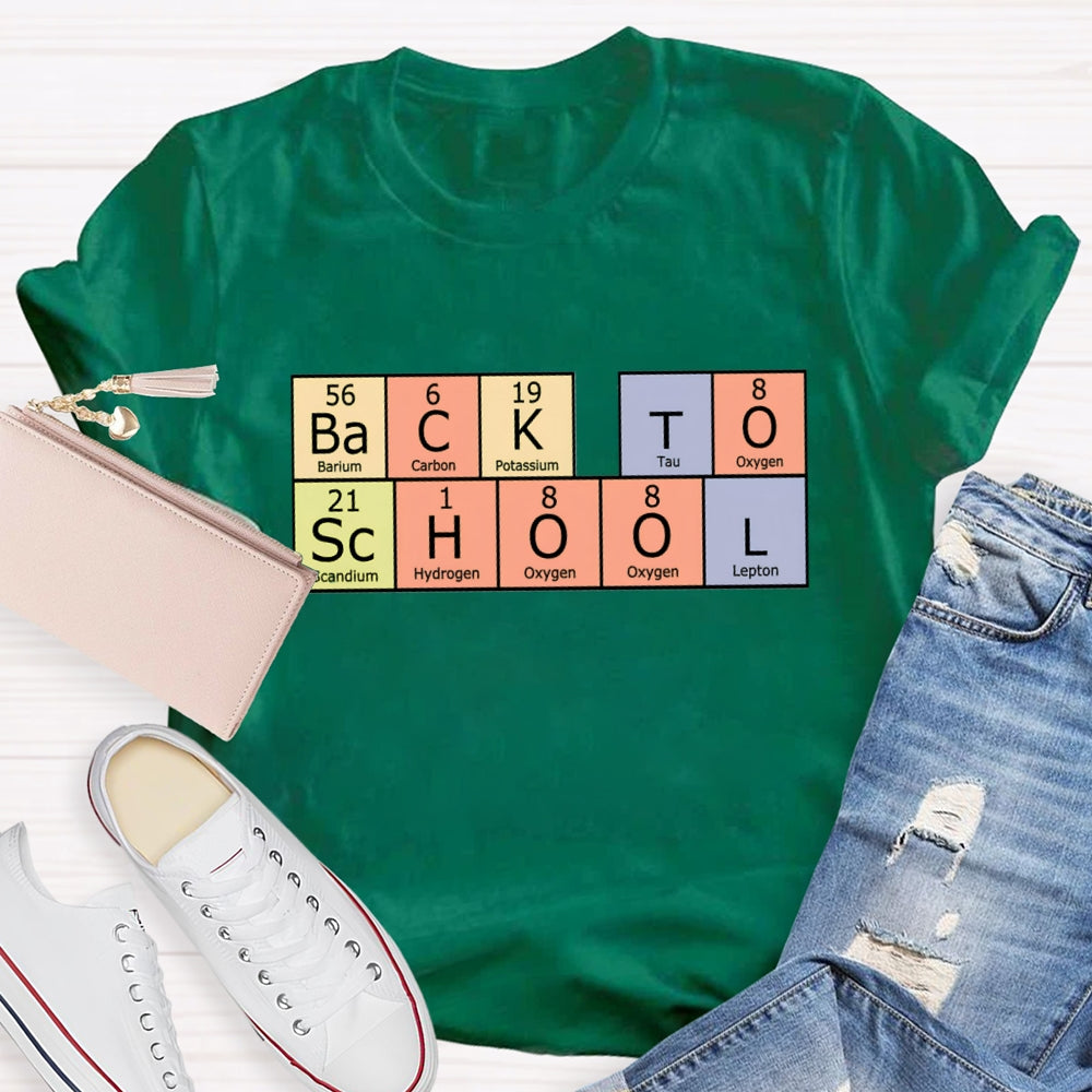 Back To School Periodic Table T-Shirt