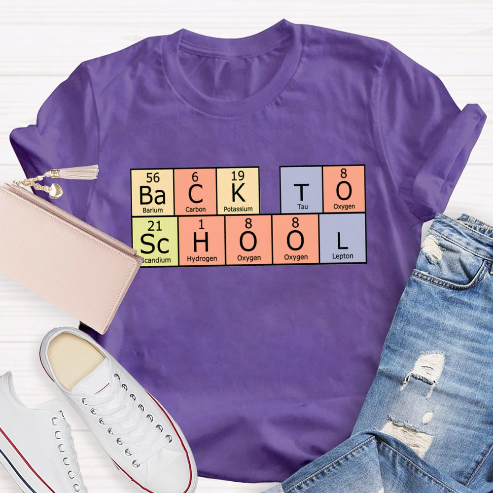 Back To School Periodic Table T-Shirt