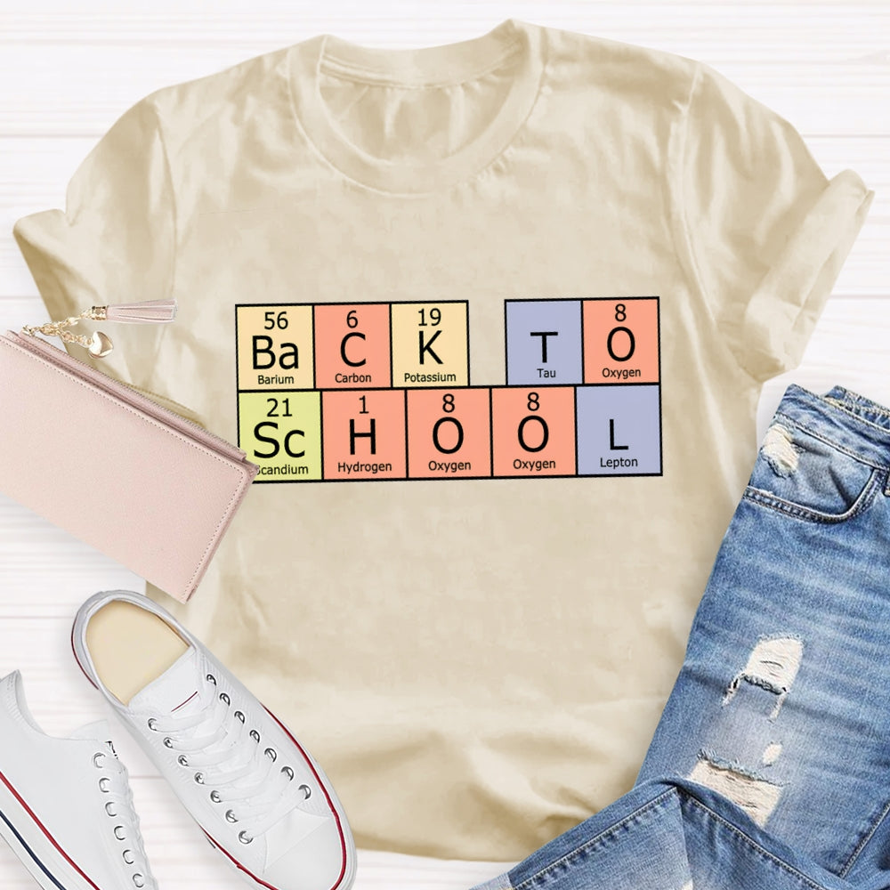 Back To School Periodic Table T-Shirt