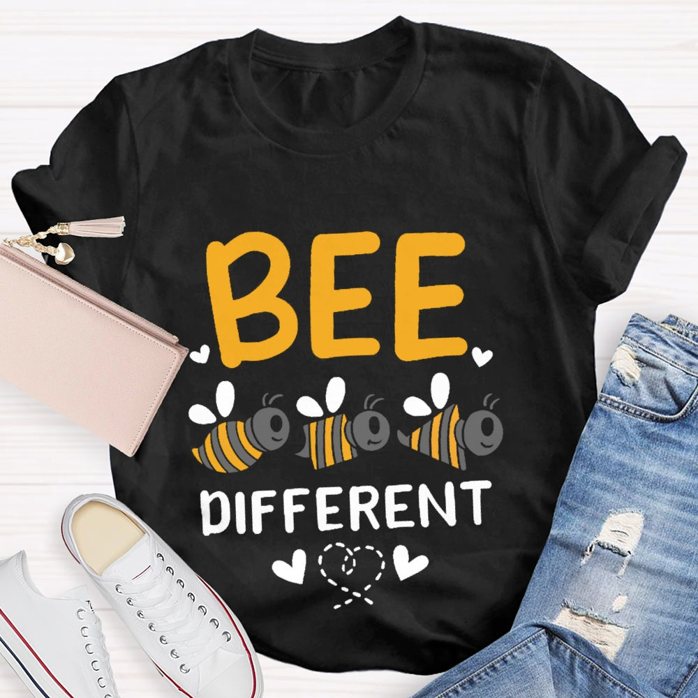 Bee Different Cartoon T-shirt