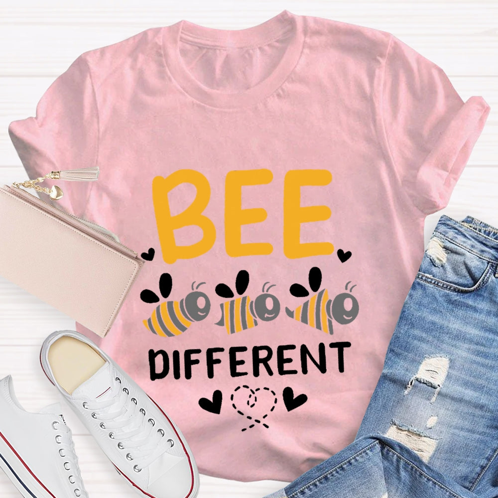 Bee Different Cartoon T-shirt