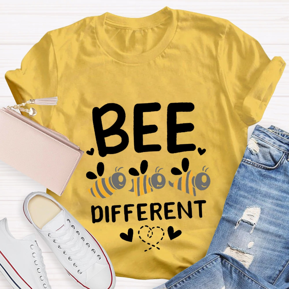 Bee Different Cartoon T-shirt