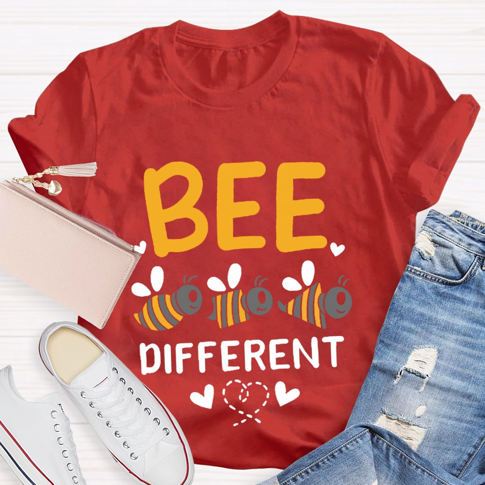 Bee Different Cartoon T-shirt