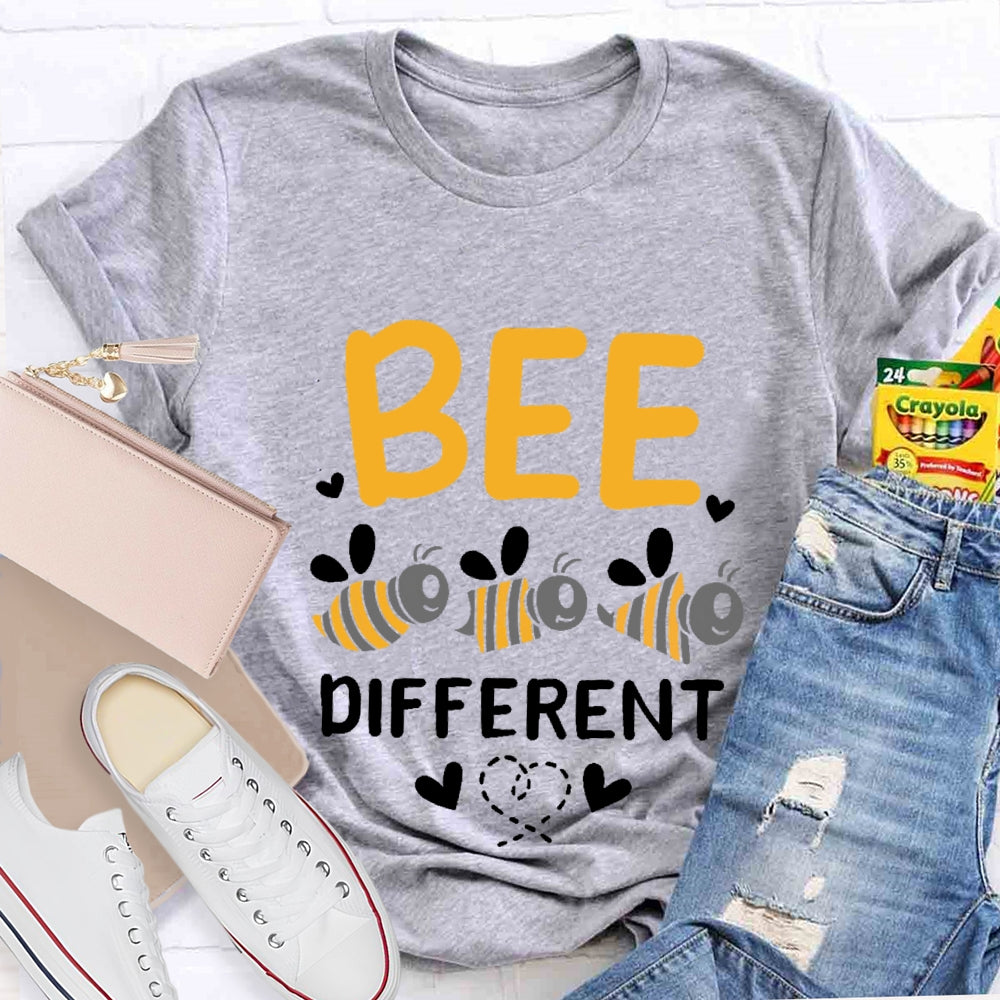 Bee Different Cartoon T-shirt