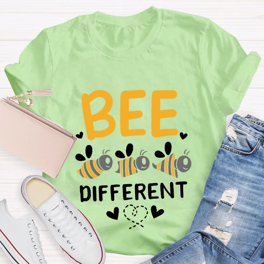 Bee Different Cartoon T-shirt