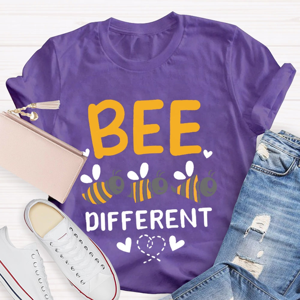 Bee Different Cartoon T-shirt