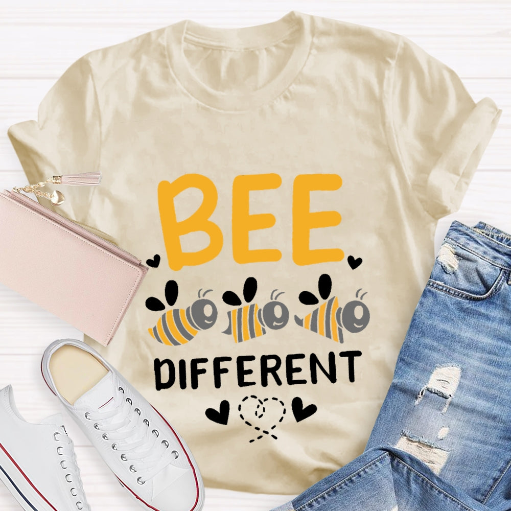 Bee Different Cartoon T-shirt