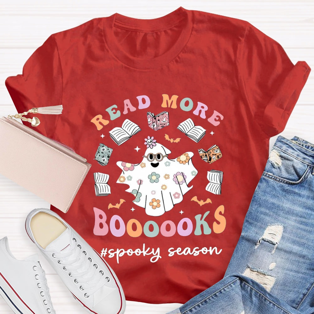 Read More Books Teacher Halloween Shirt